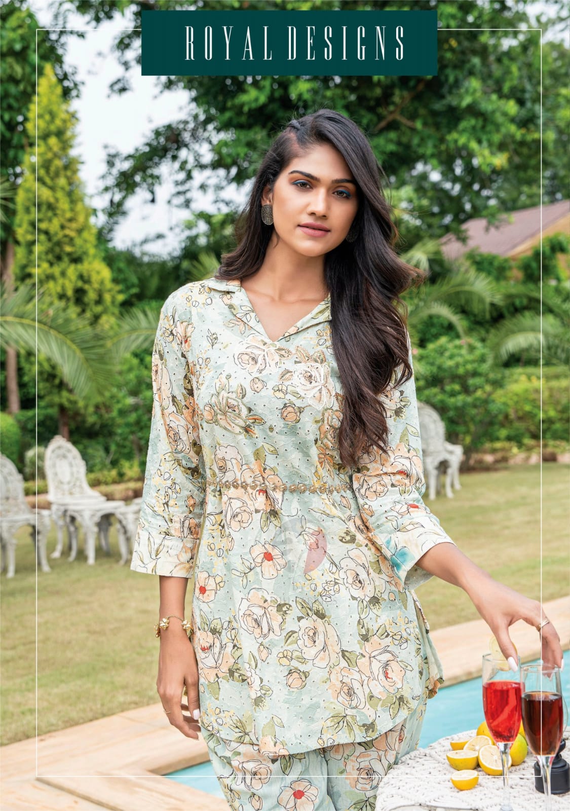 Zoya Vol 6 By Af Schiffli Work Premium Cotton Cord Set Kurti With Bottom Wholesale Price In Surat